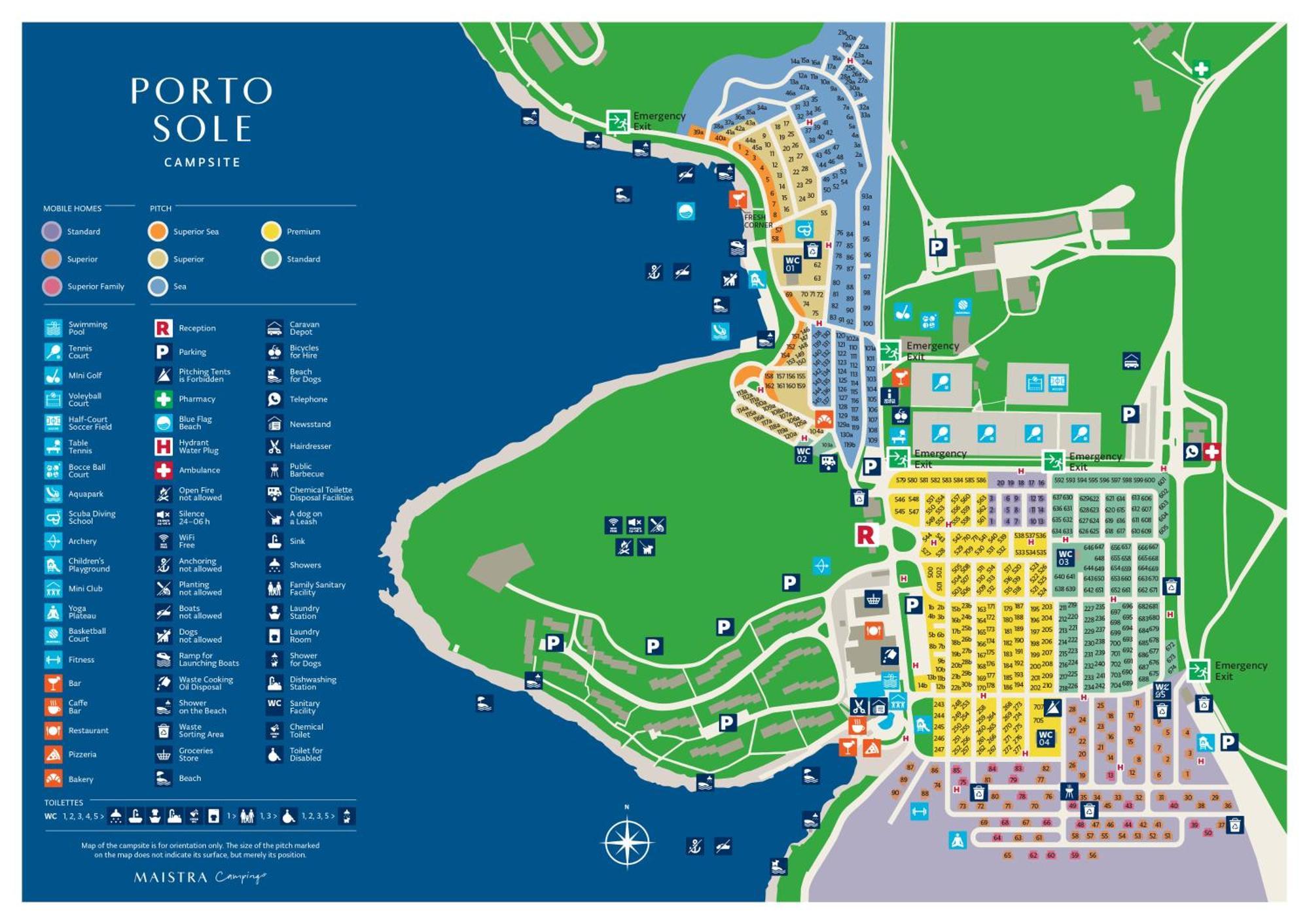 Maistra Camping Porto Sole Pitches Врсар Экстерьер фото